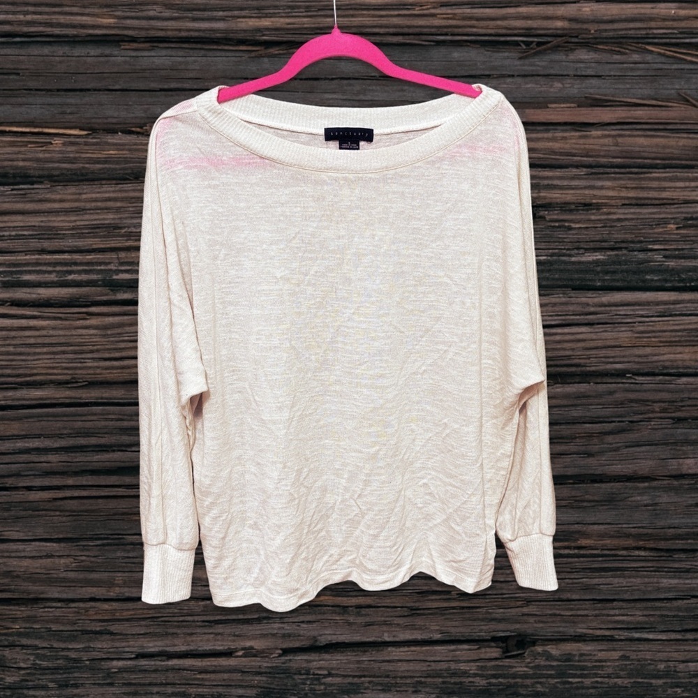 Women's Cream Dolman Top